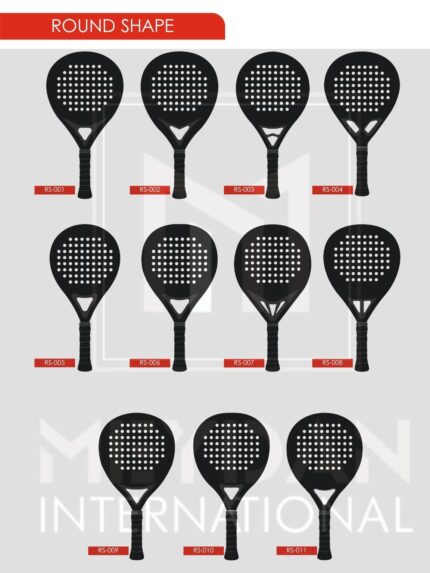 Round Shape Padel Rackets